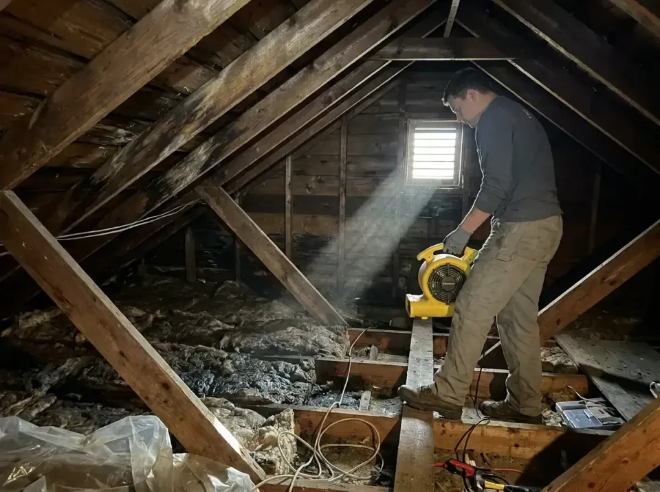 attic-water-damage-drying-proc-007 — frequently asked questions, Emergency Water Extraction & 24/7 Flood Response in Valenci…